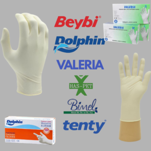 Pudrasız Lateks Eldiven (1 koli)